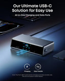 Anker Prime Docking Station (DL7400), 14-Port Triple Display with DisplayLink, 140W Max, Smart Display, Triple 4K 60Hz