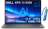 Dell XPS 13 9350, 13.4" FHD+ 120Hz, Intel Ultra 7 256V, 16GB DDR5, 1TB SSD