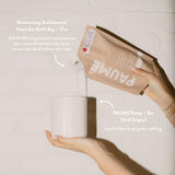 Sanitizer At Home Duo, Refillable Pump and 17 oz Antibacterial Gel Refill, Plant-Based Hydration & Essential Oils