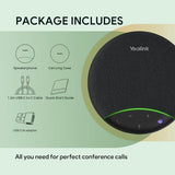 Sp92 Conference Speaker and Microphone Teams Certified Mic with Al Noise Cancelling 20H Call Time USB Speakerphone