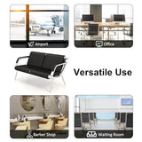 kinbor Waiting Room Bench with Armrest - Lobby Reception Chairs