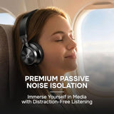 Wired Headphones with Mic — Noise Isolating On-Ear Headphones for Computer and Laptop Wired