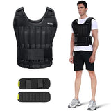 BeatBoost Weighted Vest Men 20 lb Adjustable Weighted Vest with Steel Plates Weights for Walking Strength Training Running Workout