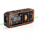 Tadeto Green Laser Measurement Tool, 393ft /120M Dual Green Laser Measuring Tool, Rechargeable Laser Measure Meter with Backlit LCD Display