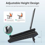 V12 Laptop Cooling Pad Stand with 5.5inch Fan, Fast Cooling Computer Laptop 15.6-21in