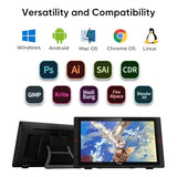 Drawing Tablet with Screen XPPen Artist 22R pro Computer Graphics Tablet 120% sRGB with Battery