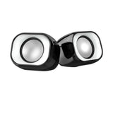 BXNSDFS Multimedia Speaker Mini Stereo Surround Sound Tri-Band Equalization Suitable for Laptop Desktop TV