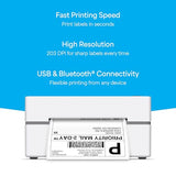 Core Innovations Bluetooth Thermal 4x6 Shipping Label Printer Bundle