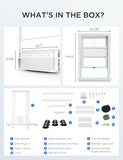 Midea 8,000 BTU U Shaped Smart Inverter Window Air Conditioner - Cools 350 Sq Ft, Ultra Quiet with Open Window Flexibility - Alexa/Google Assistant Compatible - 37% Energy Savings