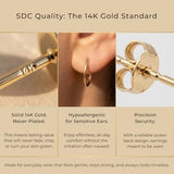 Scottsdale Diamond 14K Gold 0.5 to 4 Carat Certified Lab Grown Diamond Stud Earrings