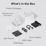 GEEKOM A5 Pro Premium Mini PC,AMD Ryzen5 7530U|16GB RAM(up to 96GB)+1TB SSD