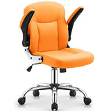 BFGRDDW Home Office Chairs Leather Offce Chair with Wheels Swivel Rolling