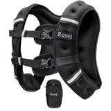 Renoj Weighted Vest for Women Men: Available in 6lb/8lb/10lb/11lb/12lb/14lb/16lb/20lb Fixed Weights for Walking, Running, Training, Exercise, Weight Loss