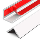 ‎Frychee Wall Corner Protector, Walls Edge Protector，Self-Adhesive Wall Corner Guards,PVC Double Side Edge Protector， Furniture Stairs Guard (2, 2.5x90cm/0.98x35.4in)