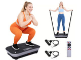Vibrating Plate Machine,180 Speeds Shake Plate for Lymphatic Drainage Weight Loss, Vibration Fitness Platform 460LB