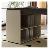 zhongxlla Standing Desk, Modern Home Office Desk Smoky Color Finish