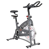 Sunny Health & Fitness Indoor Cycling Exercise Bike w/4-Way Adjustable Seat & Pulse Sensors, Home Cardio Training Equipment w/Micro-Adjustable Magnetic Resistance, Optional 29, 30, 40 Pound Flywheel Sunny Health & Fitness
