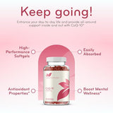 CoQ10 200mg Softgels - Quick Absorption Coenzyme Q10 200mg Potent Antioxidant for Heart Energy and Aging Support - High Stability CoQ10 Ubiquinone Soft Gels - Made in a cGMP US Lab (60 Servings)