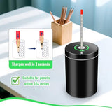 Fully Automatic Electric Pencil Sharpener,Rechargeable Smart Pencil Sharpener