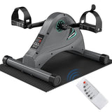 LUBBYGIM Mini Exercise Bike, Under Desk Bike Pedal Exerciser for Seniors & Physical Therapy, Electric Motorized Foot Pedal Machine
