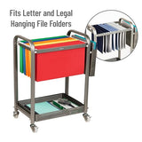Mind Reader Rolling File Cart, Organizer, Utility Cart, Storage