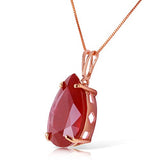 5 ct s14k Solid White Yellow Rose Gold Born A Lioness Ruby Pendant Necklace