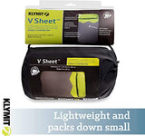 Klymit Static V Sheet, Sleeping Pad Cover, Green/Gray, Double