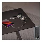 zhongxlla Standing Desk, L Shaped Desk Workstation Corner Laptop