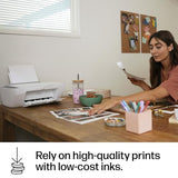 Wireless All-in-One Color Inkjet Printer, Scanner, Copier, Best-for-home, 3 month Instant Ink trial included