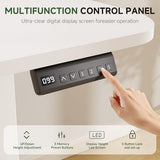 Electric Standing Desk with Drawers, 48 x 24 Inches Height Adjustable Computer Desk with Monitor Stand,