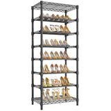 VIPEK S1 Shoe Rack, 8-Tier Metal Durable Shoe Organizer, Heavy Duty Large Capacity Up to 24 Pairs, Adjustable & Detachable Shoe Shelves for Entryway/Bedroom/Closet, Holds Up to 544 lbs, Black