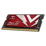 TEAMGROUP T-Force Zeus DDR4 SODIMM 32GB (1x32GB) 3200MHz (PC4-25600) 260 Pin CL22 Laptop Memory Module Ram