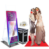 Magic Mirror Photo Booth,32in Interactive Touch Screen Mirror Photo Booth Machine
