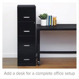Pre-Assembled, Vertical File Cabinet for Letter-Size Documents, Cam Lock Security, Durable Steel Office Storage Solution