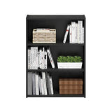 Furinno PASIR Book Shelf, 3-Tier Bookshelf, Storage Shelves Bookcase, 9.7 x 23.7 x 31.5, for Living Room