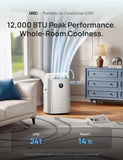 DREO Portable Air Conditioner 515S, 12000 BTU ASHRAE (8000 BTU DOE)