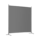 Carivia Room Divider Screen,6 Ft Single Panel Room Divider,69''W x 70''H Room Screen Divider Freestanding, Privacy Screen Single Panel for Room Separation,Portable Partition Room Separators,Grey Carivia