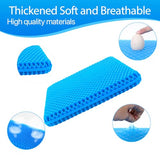 Hvllyan Gel Seat Cushion for Long Sitting (Thick & Extra Large), Gel Cushion for Wheelchair Soft, Chair Cushion