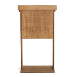M&T Displays Dark Wood Plywood Stand up Floor-Standing Podium Lectern