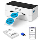 Shipping Label Printer, Thermal 4x6 Label Printer, 300 DPI, Bluetooth & USB, Compatible with iOS, Android