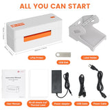 L LIKED Wireless Thermal Label Printer 4x6 – Bluetooth WiFi Shipping Label Printer for Small Business