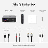 WiiM Ultra Hi-Res Music Streamer with Touchscreen & ESS DAC, Silver