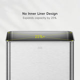 Automatic Large Kitchen Trash Can Touchless, Stainless Steel