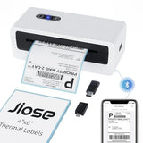 Jiose Shipping Label Printer - 4x6 Desktop Thermal Label Printer for Small Business