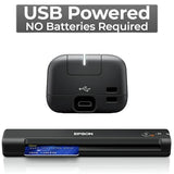 Workforce Es-50 Portable Document Scanner for Laptop - Complete Bundle for Pc and Mac