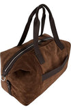 Vince Mens Suede Westmore Duffle Bag, Stylish & Versatile Accessory for Everyday & Travel
