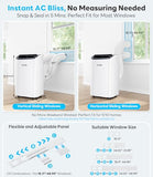 16,000 BTU Inverter Portable Air Conditioner, Cools Up to 800 Sq.Ft, Auto-Evaporation, Low Noise AC Unit with Remote Control for Large Room, Office, Garage, White