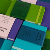 CuppaClip Watercolor Paper Cotton Cold Press with Inner Pocket Watercolor Sketchbook Journal As Travel Notebook 300 GSM 140 LB (Blue-Cold Press, 8.26x5.82in)