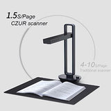 Aura Pro Portable Book Scanner, A3 Document Scanner, Auto-Flatten & Fingerprint Removal Technologies