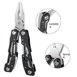 14-In-1 Multitool with Safety Locking, Professional Stainless Steel Multitool Pliers Pocket Knife, Bottle Opener, Screwdriver with Nylon Sheath ，Apply to Survival,Camping, Hunting and Hiking 2 Pcs